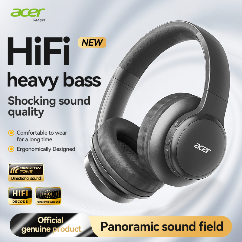 Anc Wireless Over Ear Headphones - Acer Ohr559 Draadloze Bluetooth Headset met