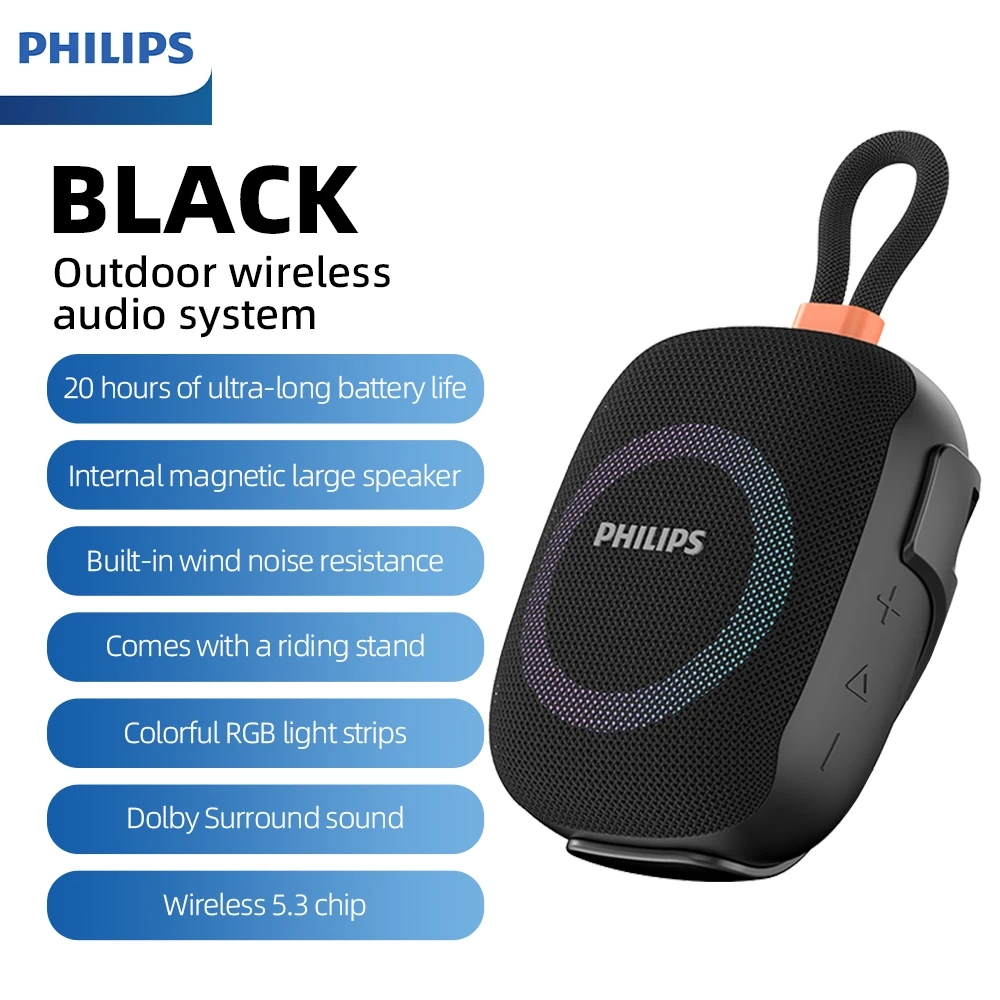 Portable Bluetooth Speaker Waterproof Ipx7 - Philips TAS1150/TAS1160 Bluetooth-luidspreker 2000mAh Batterijduur IPX7