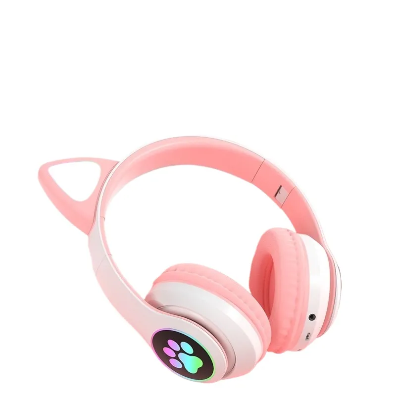 Cat Ear Bluetooth Headset Led - Cat Ear Bluetooth-hoofdtelefoon Draadloze ruisonderdrukkende gaming-headset