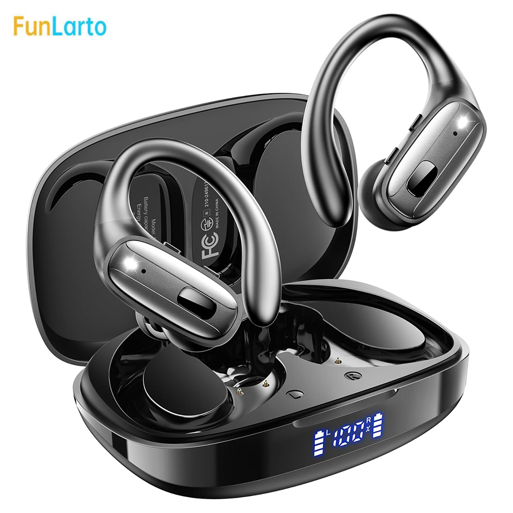 Type C Wired Earphones With Mic - Sport Bluetooth 5.3-hoofdtelefoon Draadloze oordopjes Oordopjes
