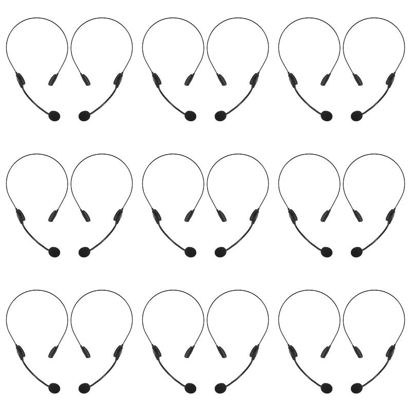 Headphones - 9Pack X (2 STUKS Cosplay-hoofdtelefoonaccessoires Nep-microfoonhoofdtelefoon