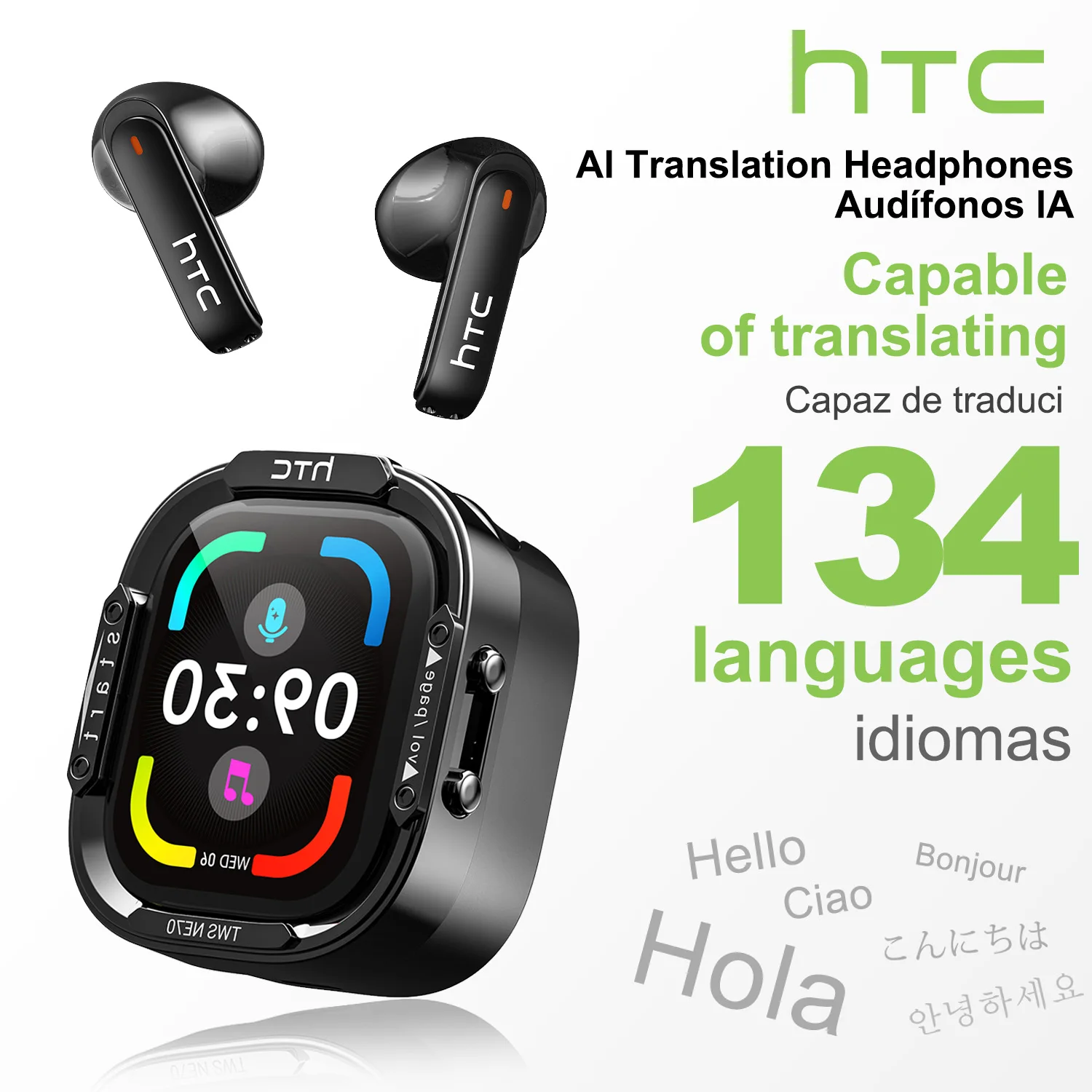 Sleep Mask Headphones Bluetooth - HTC NE70 Bluetooth V6.0-hoofdtelefoon Smart Touchscreen