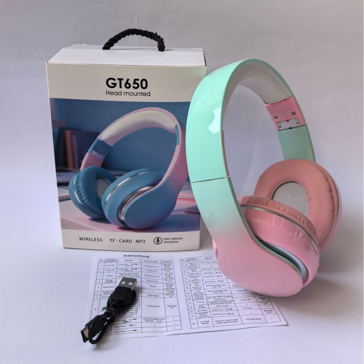 GT650 Leuke kattenoren Bluetoo - Cat Ear Bluetooth Headset Led recensie en prijs