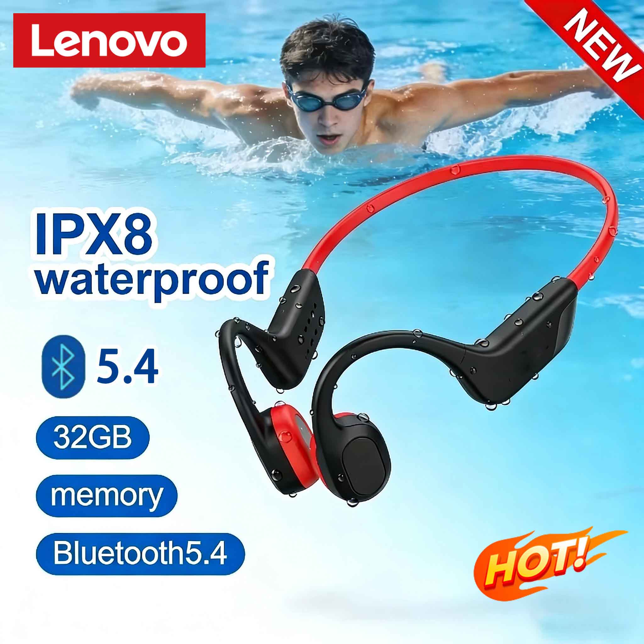 Lenovo Beengeleidingsheadset B - Bone Conduction Running Headphones recensie en prijs