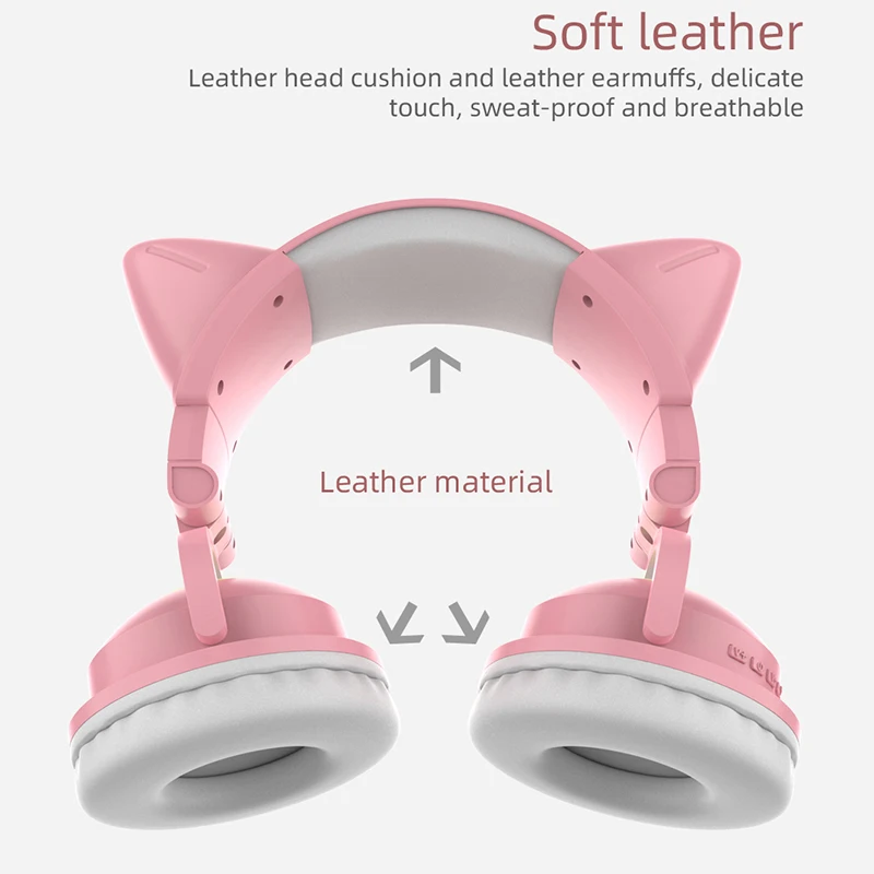 ZW068 Bluetooth-hoofdtelefoon  - Cat Ear Bluetooth Headset Led recensie en prijs