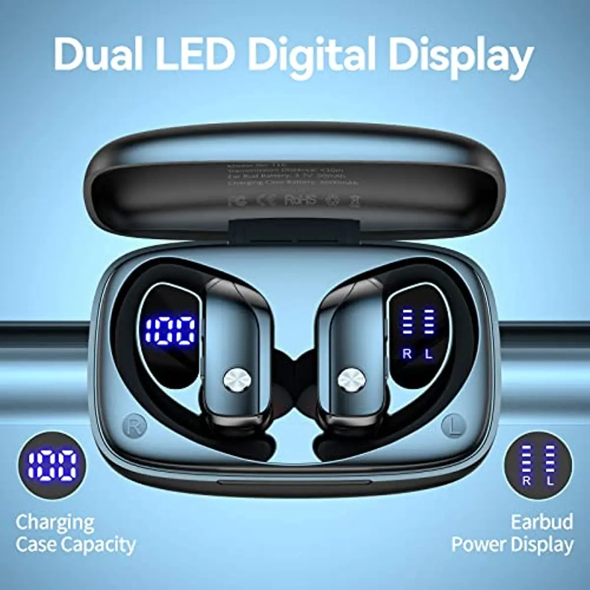 Draadloze oordopjes Bluetooth- - Anc Wireless Over Ear Headphones recensie en prijs