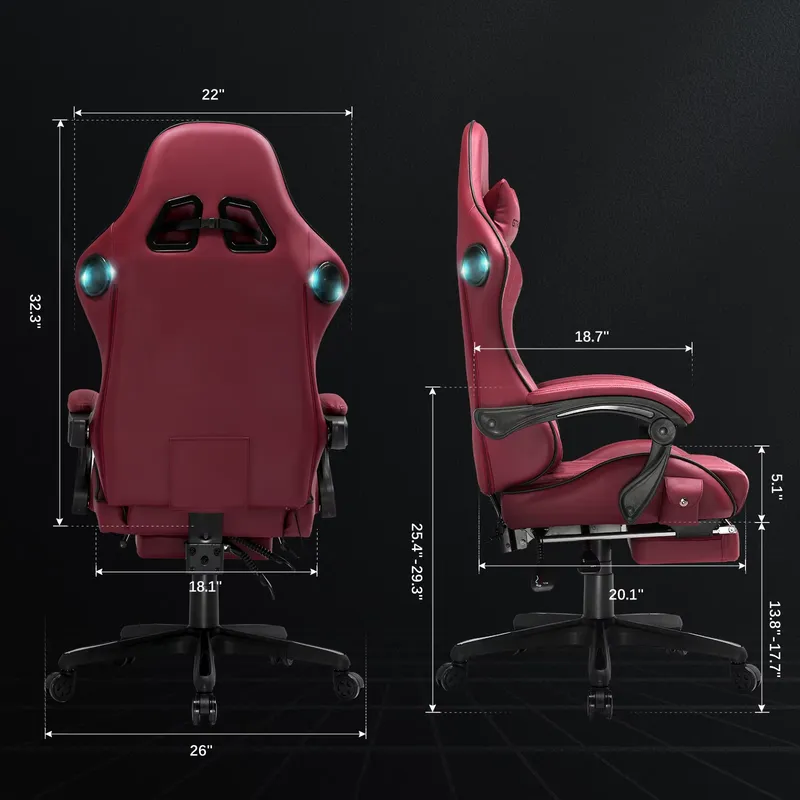 GTPLAYER gamingstoel met ingeb - Speakers recensie en prijs